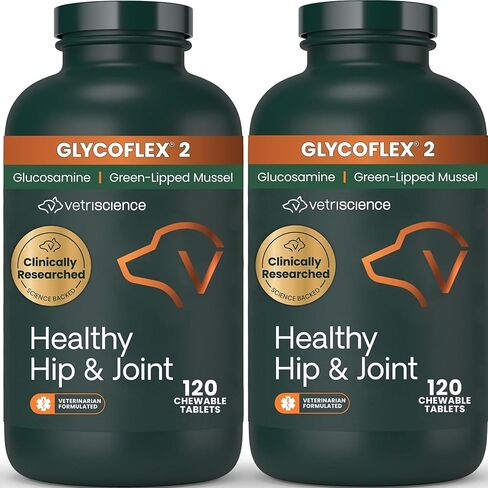 VETRISCIENCE Glyco Flex® 2 Hip and Joint Supplement for Dogs, Chewable Tablets (2 pack) in Kuwait