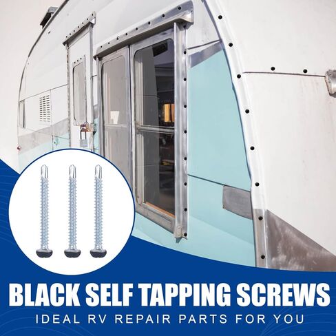 Fuoequl 8X1 RV Square Head Screws for Trailer Decking(Pack of 200) in Kuwait