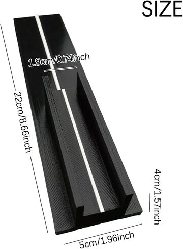 Billiards Stroke Trainer - Aiming Practice Cue Straight Exerciser for Stance Eye Line Stroke Correction, Durable Resin Pool Training Aid Compatible with Pool Snooker etc. (Black) in Saudi Arabia