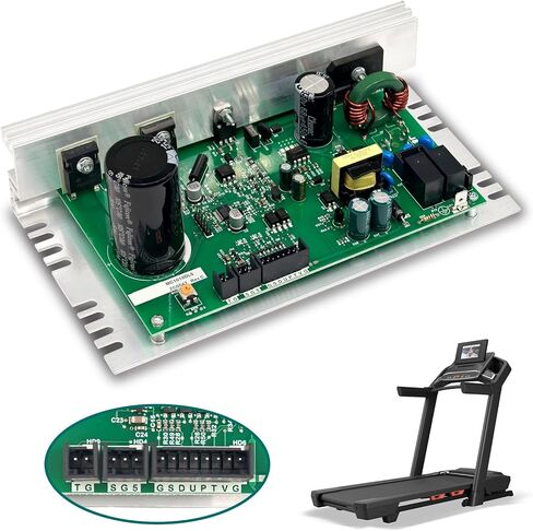 MC1618DLS 386762 Treadmill Motor Control Board Compatible with Icon Proform NordicTrack Treadmill Control Board #Replace ZC0547 Treadmill Motor Controller 398056 386816 398076 (Black Sockets) in Kuwait