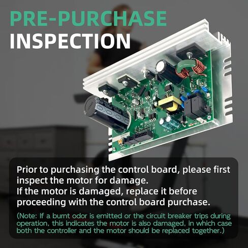MC1618DLS 386762 Treadmill Motor Control Board Compatible with Icon Proform NordicTrack Treadmill Control Board #Replace ZC0547 Treadmill Motor Controller 398056 386816 398076 (Black Sockets) in Kuwait