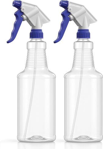 Bar5F Professional Spray Bottles, 32 oz, 2-Pack, Chemical-Resistant, Specialized Sprayer, Adjustable Nozzle, Fine Mist to Long-Range Spray, Suitable for Household & Chemical Use in Saudi Arabia