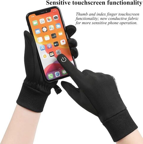 Kids Winter Gloves Boys Girls Touchscreen Warm Thermal Water-Resistant for Running Cycling Snow Skiing Cold Weather in Kuwait