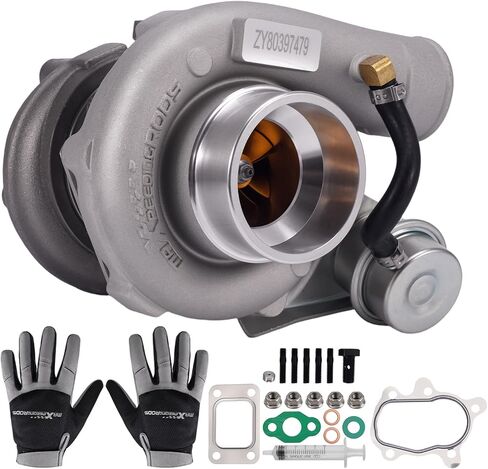 MaxPeedingRods GT28 GT2871 Turbo Charger مع حشوات للمحرك 1.5L-2.0L ، لنيسان 240SX 1989-1998 ، سلسلة VL الأساسية in Kuwait