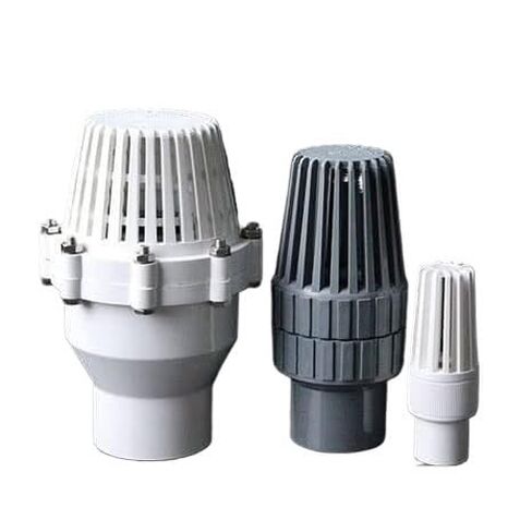 PVC Piston Bottom Check Valve, 32-63mm Water Pump Inlet Outlet Plastic Filter 1PCS(Inner Dia.50mm) in Saudi Arabia