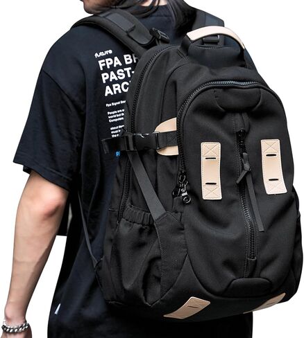 Travel Backpack for Men Women, Fits 15 Inch Laptop, Carry On Daypacks Backpacks Lightweight Hiking Backpack for Casual, Outdoor, Travel, Daily (Black) in Saudi Arabia