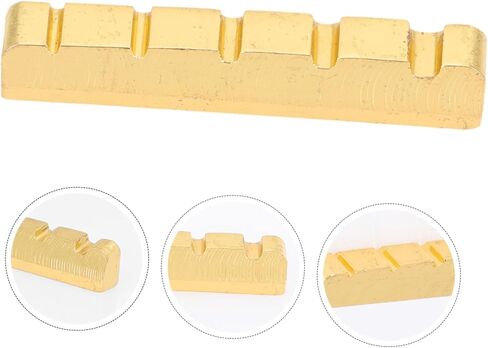 5-String Bass Bridge Saddle Copper Bass String Nut High Precision Design Musical Instrument Accessory for Electric Guitar in Saudi Arabia
