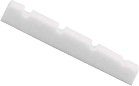 4 String Slotted Bass Guitar Bone Nut Oxen Bone Parts for Guitar Accessories Lightweight Durable Instrument Accessory for Enhanced Tone and Easy Installation in Saudi Arabia