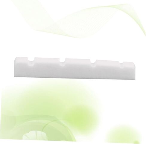 4 String Slotted Bass Guitar Bone Nut Oxen Bone Parts for Guitar Accessories Lightweight Durable Instrument Accessory for Enhanced Tone and Easy Installation in Saudi Arabia
