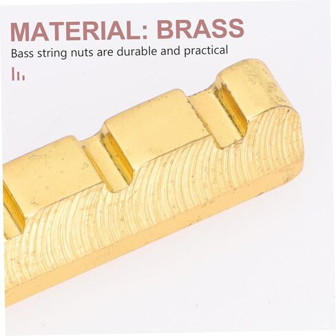 Bass Bridge Saddle Nut for String Electric Bass Guitar for Enhanced Tone Wear Resistant String Accessory for Clearer Sound and Better Protection in Saudi Arabia