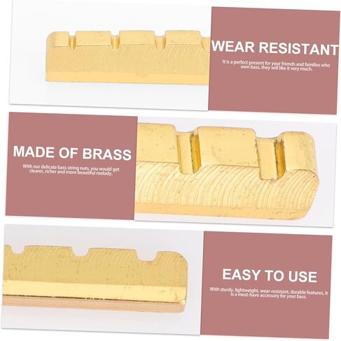 Bass Bridge Saddle Nut for String Electric Bass Guitar for Enhanced Tone Wear Resistant String Accessory for Clearer Sound and Better Protection in Saudi Arabia