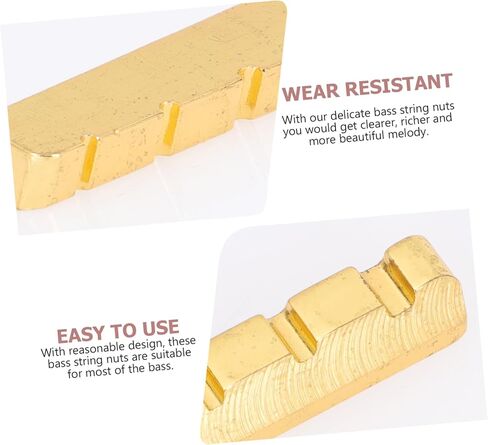 Bass Bridge Saddle Nut for String Electric Bass Guitar for Enhanced Tone Wear Resistant String Accessory for Clearer Sound and Better Protection in Saudi Arabia