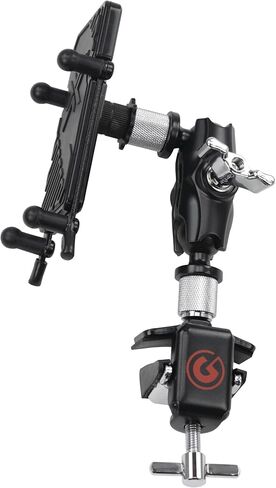 Gibraltar SC-DASBD Dual Adjust Smartphone Bass Drum Hoop Mount, Secure, Adjustable with Angle Placement, accommodates most phones in Saudi Arabia