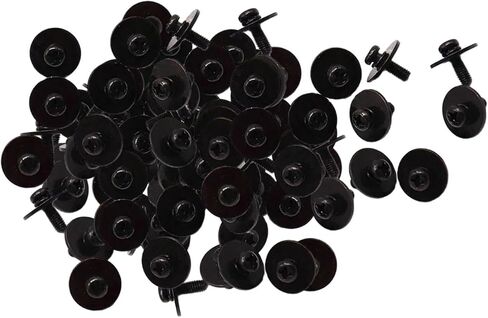 50 Pieces Drum Screw Lug Claw Hooks Snare Drum Mounting Screws Strong Replacements for Snare Drum Tom Drum Bass Drum Repair, M4x10MM in Saudi Arabia