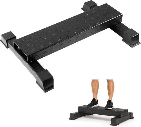 Heavy Duty 4-in-1 Calf Raise Machine & Squat Wedge Board - Anti-Slip Steel Calf Raise Block, Calf Stretcher, Foot Wedge for Home Gym, Calf and Leg Workout Equipment in Saudi Arabia