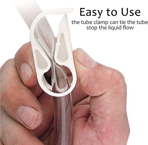 EDWERD Tube Tubing Clamps for Clinic Infusion Guard Assit Aid for Elderly Bedridden Disabled, Fit 1/4", 3/8", 1/2" OD Tube in Saudi Arabia