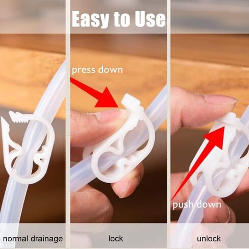 EDWERD Tube Tubing Clamps for Clinic Infusion Guard Assit Aid for Elderly Bedridden Disabled, Fit 1/4", 3/8", 1/2" OD Tube in Saudi Arabia