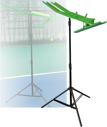 Portable Tennis Ball Machine, Electric-Free, Adjustable Height for Beginners, Perfect Training Aid for Skill Development and Teaching Practice,Can Hold 40 in Saudi Arabia