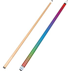 HomeSeason Pool Cues 58 بوصة عصا حمام السباحة، عصا البلياردو بار حمام السباحة مع طرف جلدي من الألياف 12.7 مم للمبتدئين والترفيه التجاري والمنزلي in Kuwait