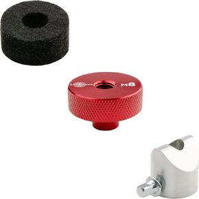 مجموعة غسالات صواميل قفل الصنج CY، قاعدة مشبك كاملة من الألومنيوم بآلة CNC مع براغي رأس مربعة، متوافقة مع طبول Roland V (خيط M8) in Kuwait