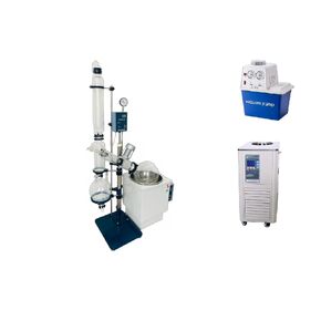 10l Rotary Evaporator with Cooling Chiller and Vacuum Pump，110v rotovapor Set,Rotary Evaporator for Sale Rotary Evaporator Chiller in Kuwait