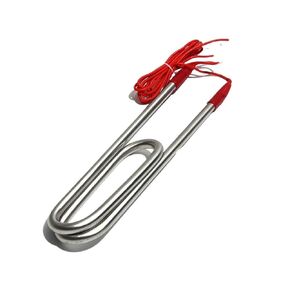 380V Submersible Electric Water Heater 3KW/4KW Double U Design for Pool, Bucket, and Bath Barrel(3M Wire Length,380V-390mm 4KW) in Kuwait