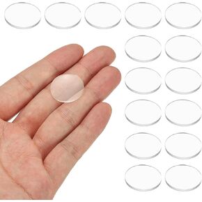 PATIKIL 20 Pack Biconvex Lens, 41mm Dia. 180mm Focal Length Optical Lenses Magnifier Paperweight Acrylic Double Convex for DIY Office Desk Home Science Experiment Telescope in Kuwait