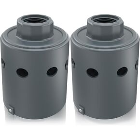 صمام تعويم لخزان المياه مصمم للتحكم في مستوى المياه، والتعبئة التلقائية والإغلاق، وصمام عائم لأحواض المياه من راتنج النايلون المتين لخزان الماشية، وحمام السباحة، وبركة الأسماك، وما إلى ذلك، رمادي قطعة واحدة in Kuwait