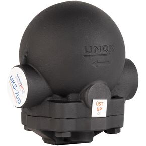 Unox 1" Ball Float,Thermostatic Steam Trap Threaded Liquid Flow Control Valve Cover and Body GGG 40.3 Sfero Cast Max. Pressure 16 Bar/Max. Temperature +250°C in Kuwait