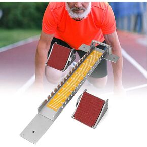 Starting Block Athletics Track, Field Competition Runway Starting Device with Adjustable Foot Pedal, Rubber Pedal, Size: 70 15 5CM * 27.56 5.91 1.97in for School in Saudi Arabia