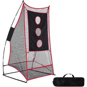 Football Kicking Cage - Portable Football Punting Practice Net with 3 Target Cloth - 3x6FT Sports Field Training Set for Youth Kickers & Adults in Kuwait