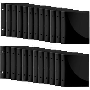 صفحات مجلد قابلة للطي مقاس 7.5 × 6.5 بوصة - 24 قطعة مزدوجة الجانب قابلة للطي - حامل ملفات موسيقى مقاومة للماء، مجلد قلاب مع فتحتين لحمل ورقة الموسيقى وتخزين ملفات الموسيقى in Kuwait