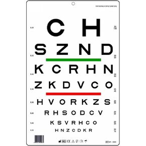 Sloan Chart with Red/Green Lines 20 Ft in Kuwait