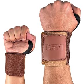 Wrist Wraps for Weightlifting 18" with Thumb Loop- Professional Quality, Best Wrist Support Wraps for Gym, Powerlifting Competition, Bodybuilding, Strength Training, Curls & Dips, Bench Press- Men and Women (Pair) DEVI in Saudi Arabia