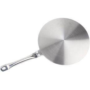 Stainless Steel Heat Diffuser Plate, Universal Cooker Heat Diffuser for Gas Electric Induction Stovetops, 22cm Even Heat Distributor with Handle for Non - Induction Pans in Kuwait