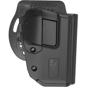 Sig P226 Holster, OWB Paddle Holster for Sig P226 P228 Right Handed Black Polymer Index Finger Released Autolock Level 2 Retention Outside Waistband Carry in Kuwait