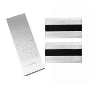 Single Groove Grindometer High Precision Grindometer with 2 Scrapers Indexing Value 2.5μm Scale Range 0-25μm Inclined Groove Size 120 * 13mm Inclination of Groove 1:4000 in Kuwait