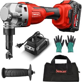 كولون المعادن اللاسلكي ، قاطع المعادن المقياس 1900 دورة في الدقيقة محرك بدون فرش | تم استبدال الشفرات لقطع الألومنيوم والفولاذ المقاوم للصدأ والبلاستيك (مع بطارية 4.0AH) in Kuwait