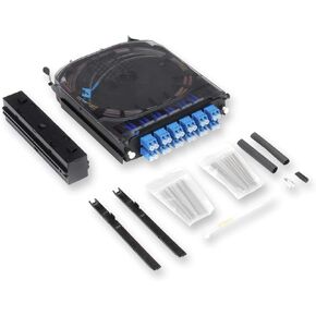 Corning CCH Splice Cassette, 24 Fiber, LC Duplex Singlemode (OS2), Ribbon, UPC Polish CCH-CS24-A9-P00RJ in Kuwait