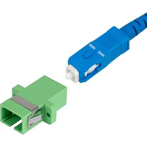 StarTech SC to SC Coupler 10 Pack, OS2 Single Mode SC Fiber Optic Coupler with Flange, SC/APC Simplex Adapter in Kuwait