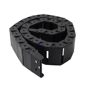Cnthan7 18X50mm Plastic Meter Drag Chain Wire Carrier Adjustable Cable 1pc Nylon Black in Kuwait