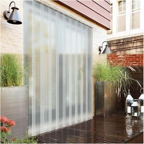 ستارة شريطية شفافة من مادة PVC - ستارة باب بلاستيكية ناعمة للمصانع والمستودعات والمجمدات - مرنة ومتينة - نعومة طوال المواسم - سهلة التركيب in Kuwait