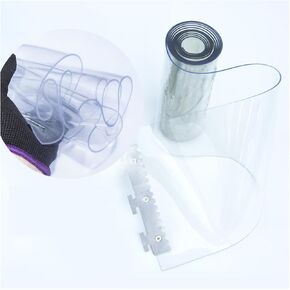 ستارة شريط مغناطيسي من البولي فينيل كلوريد لغرفة التجميد - غطاء شفاف للمدخل، بسمك 2 مم، حماية من الرياح والغبار، ستارة باب شفافة ناعمة لتكييف الهواء in Kuwait