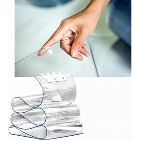 ستارة باب بشريط شفاف من مادة PVC - مقسم PVC ناعم مقاوم للماء للغرفة الباردة وغرفة الموظفين والمداخل - ستارة شرائح بلاستيكية ناعمة لسهولة الوصول والعزل in Kuwait