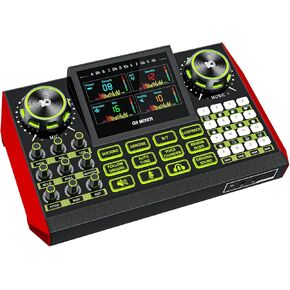 جهاز مزج الصوت للألعاب G9، بطاقة الصوت الحية لمعدات البودكاست للبث، واجهة الصوت DJ Mixer بطاقة الصوت/ميكروفون مكثف اللوحة لمجموعة أدوات إنشاء محتوى فيديو ألعاب Tiktok. in Kuwait