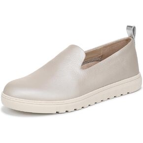 Vionic Women's North Willa Comfort Flats- شقق مدعومة على المشي مع دعم القوس Silver Metallic Leather 11 Medium in Kuwait