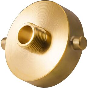 Fire Hydrant Adapter, 2-1/2" NST (NH) Female to 3/4" GHT Male Brass Adapter with Pin Lug, Fire Equipment Hydrant to Garden Hose Connector for Fire Hydrants, Hoses, Pipes in Kuwait