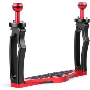 Carbon Fiber Underwater Float Arm with Dual Ball Mounts for Photography and Video, Compatible with Diving Trays, Video Lights, Strobes (Blue, 60mm12') in Kuwait