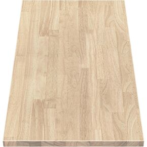 ARIEL Hevea Unfinished Butcher Block Countertop 48" L x 25" W x 1.5" Th in Kuwait