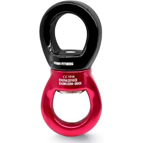 PRIOR FITNESS 30KN Aerial Silk Swivel Device - 360° Rotatable Heavy Duty Aluminum Alloy, Indoor & Outdoor Safety Swivel for Aerial Yoga/Circus Arts in Kuwait